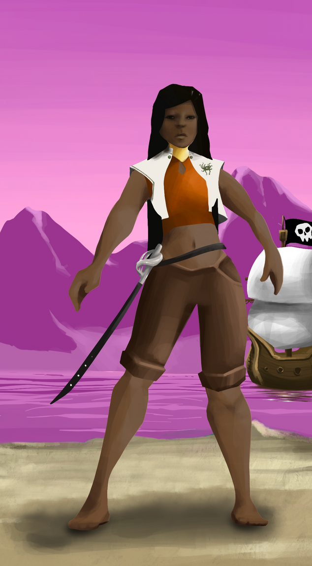 AlgoSeas Pirate #37166 NFT on Algorand