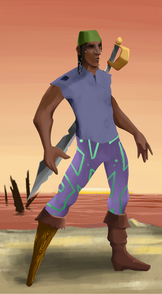 AlgoSeas Pirate #37184 NFT on Algorand