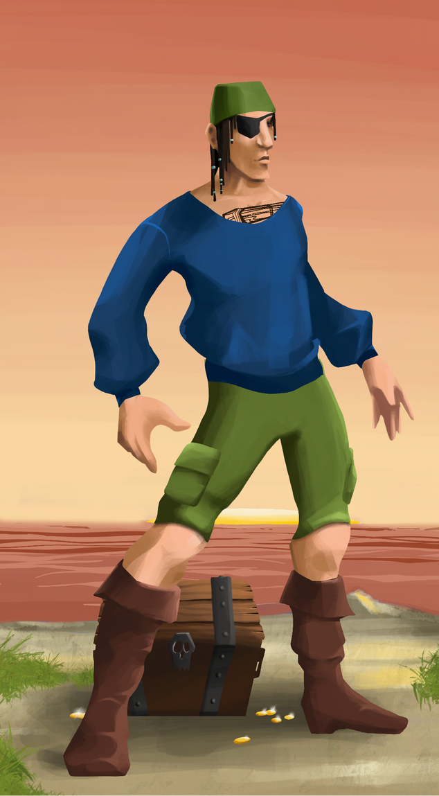 AlgoSeas Pirate #37200 NFT on Algorand