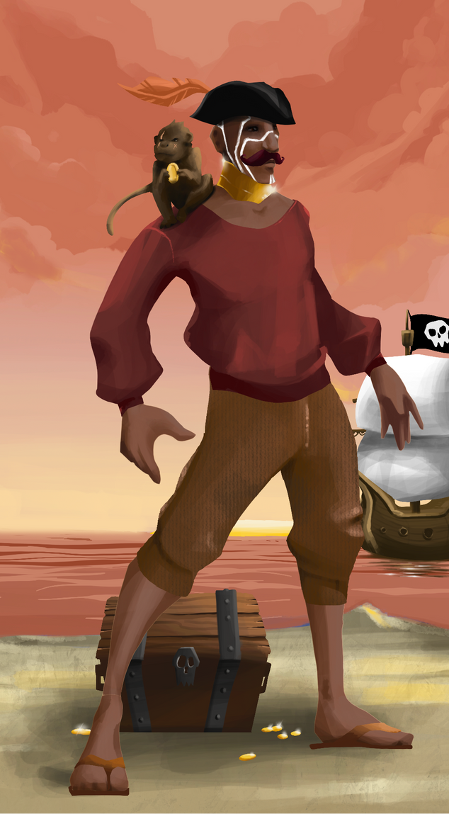 AlgoSeas Pirate #37232 NFT on Algorand