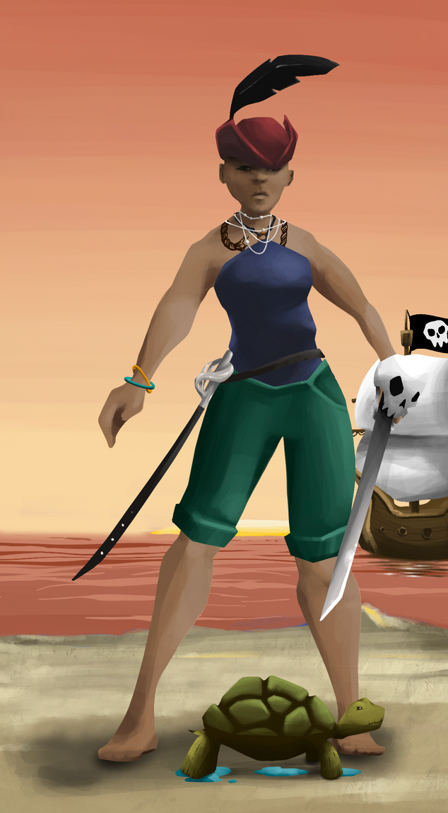 AlgoSeas Pirate #37299 NFT on Algorand