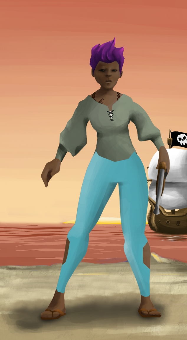 AlgoSeas Pirate #37303 NFT on Algorand