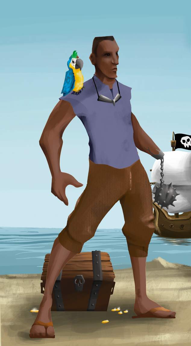 AlgoSeas Pirate #37305 NFT on Algorand