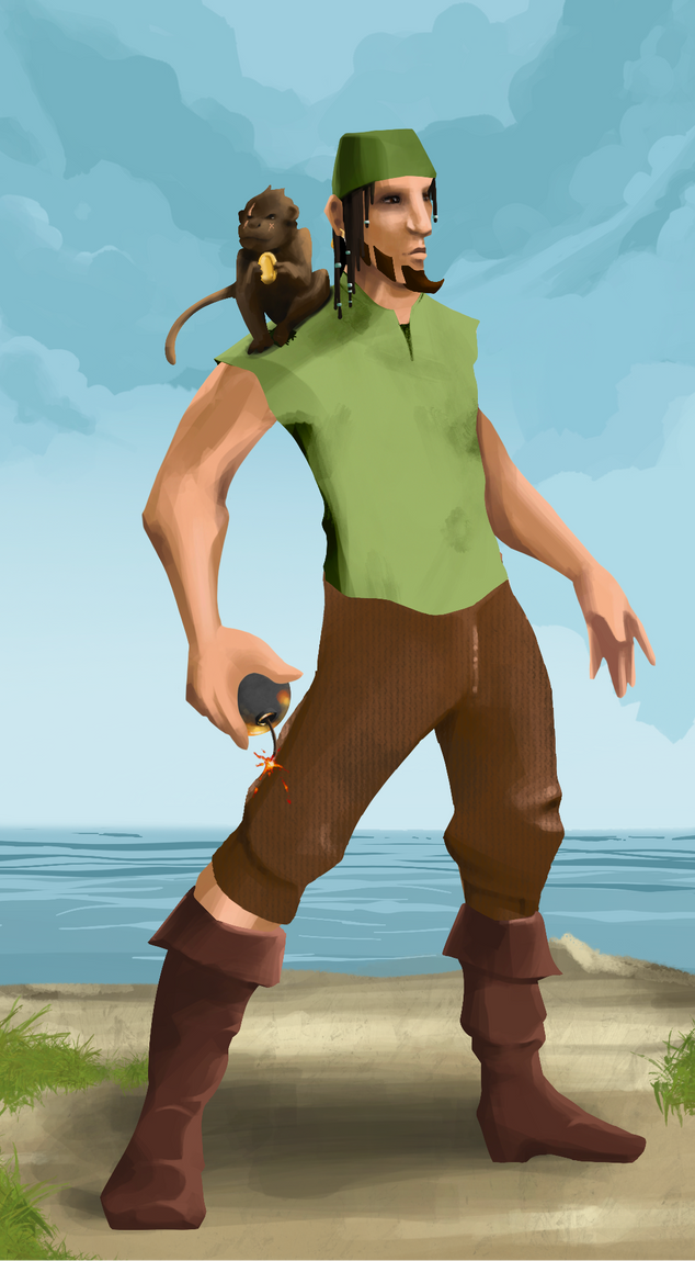 AlgoSeas Pirate #37308 NFT on Algorand