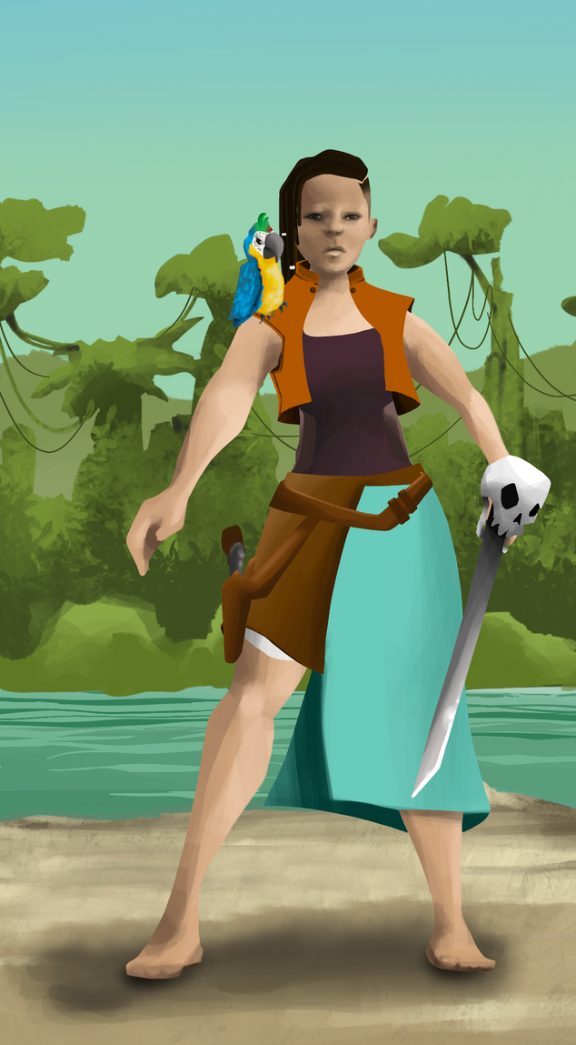 AlgoSeas Pirate #3737 NFT on Algorand