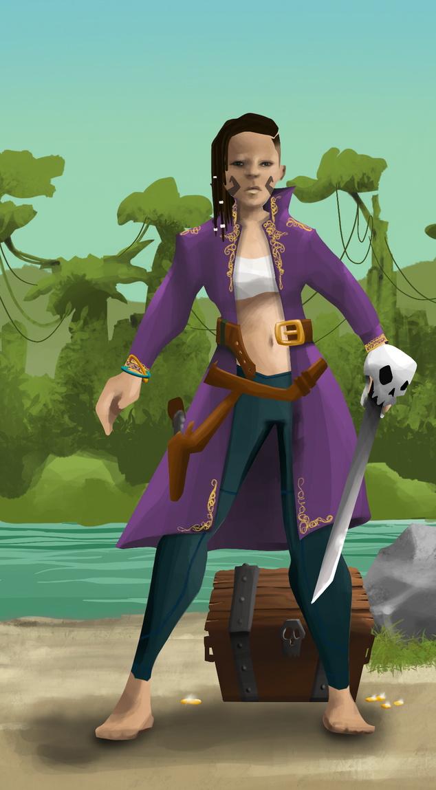 AlgoSeas Pirate #37468 NFT on Algorand