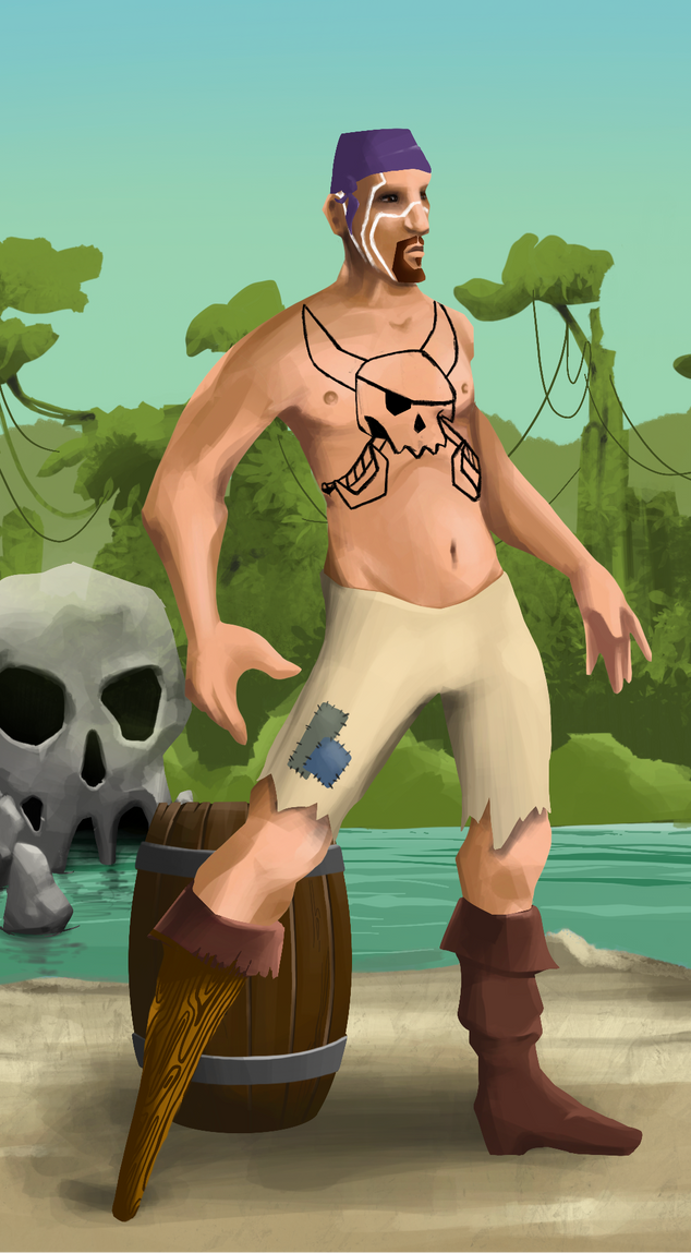 AlgoSeas Pirate #37487 NFT on Algorand