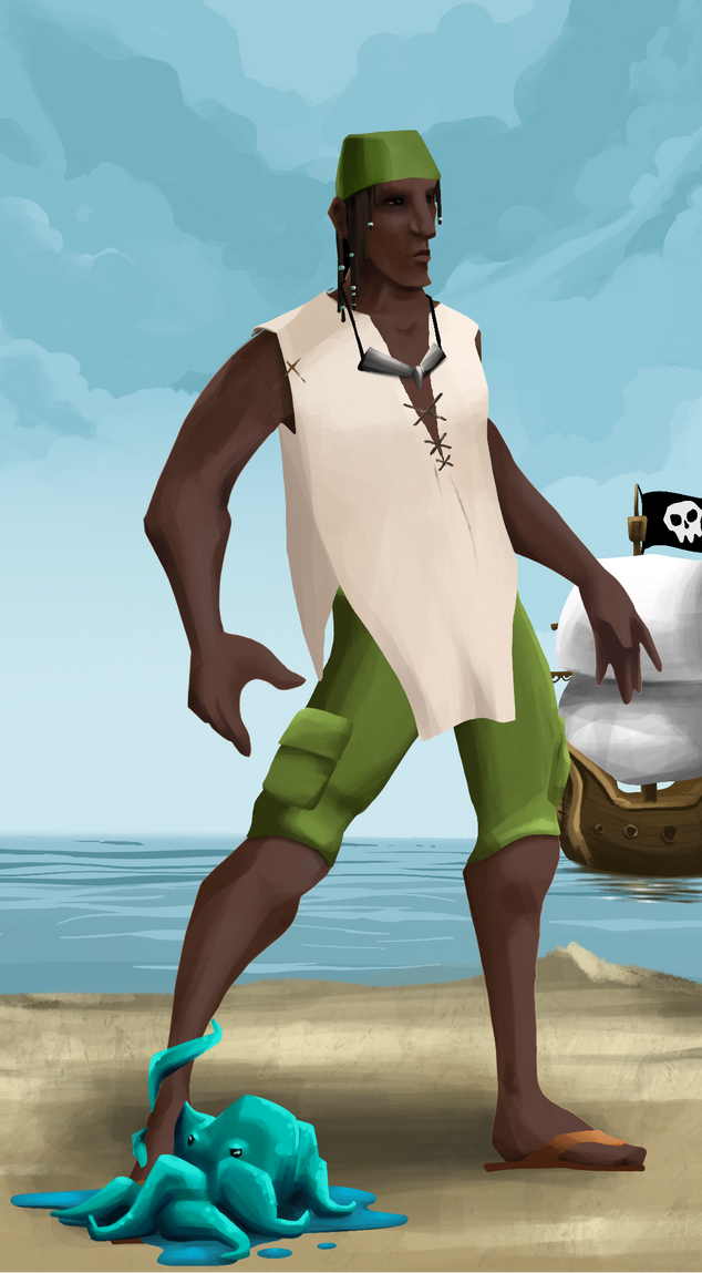 AlgoSeas Pirate #37497 NFT on Algorand