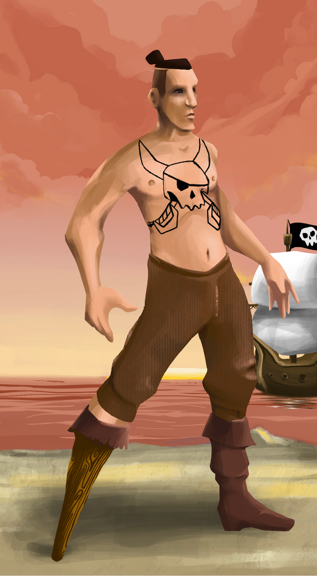 AlgoSeas Pirate #3754 NFT on Algorand