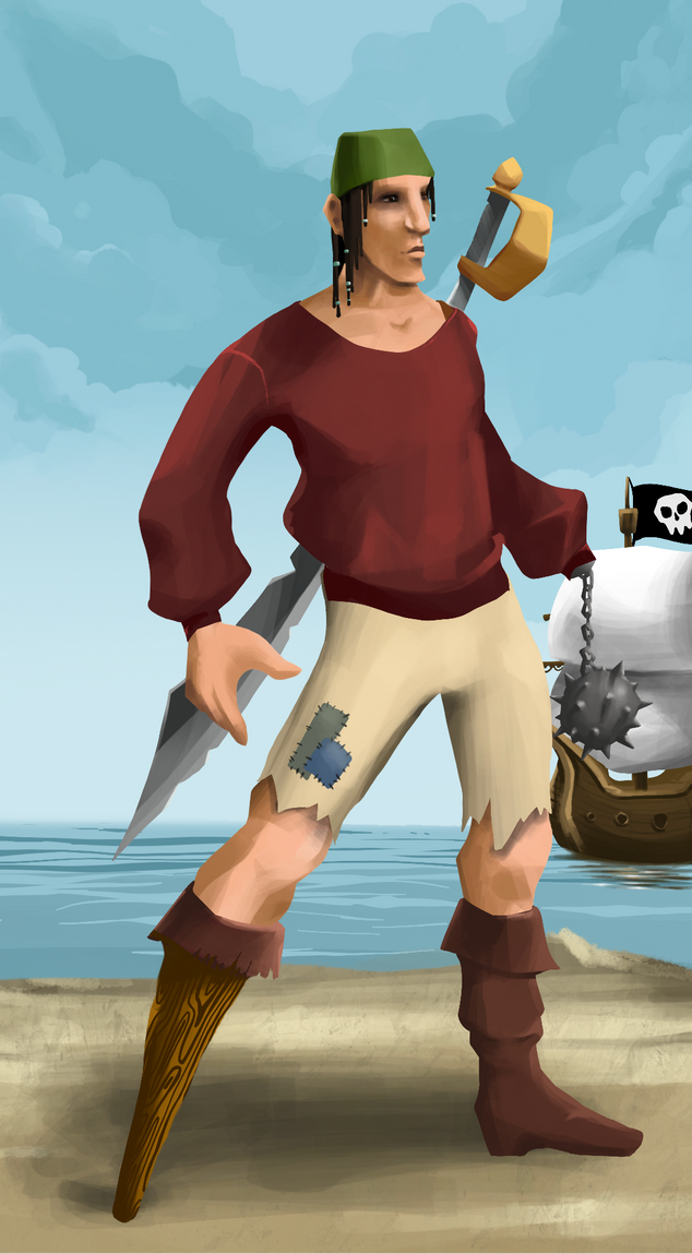 AlgoSeas Pirate #37556 NFT on Algorand