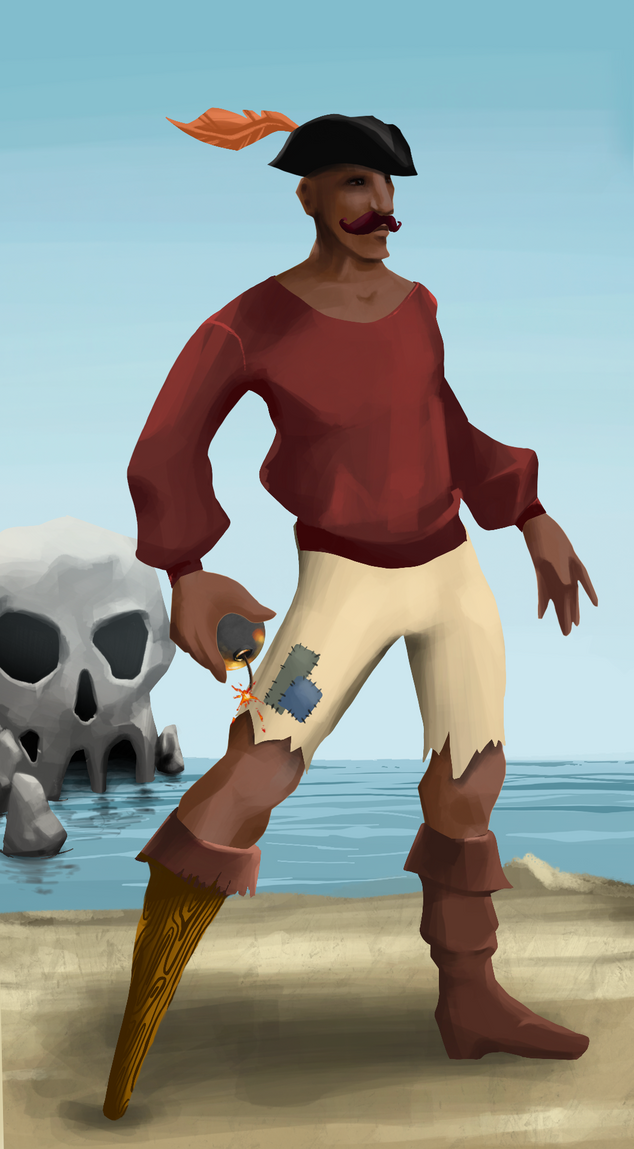 AlgoSeas Pirate #37558 NFT on Algorand