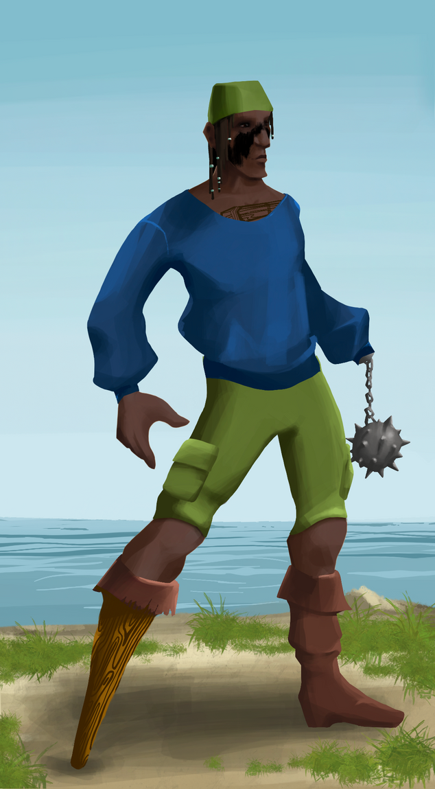 AlgoSeas Pirate #37571 NFT on Algorand