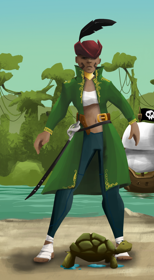 AlgoSeas Pirate #37633 NFT on Algorand