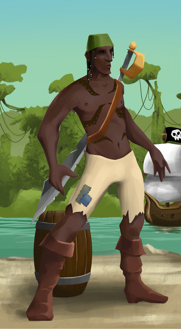 AlgoSeas Pirate #37649 NFT on Algorand