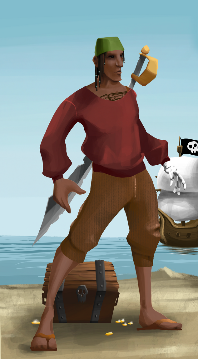 AlgoSeas Pirate #37667 NFT on Algorand