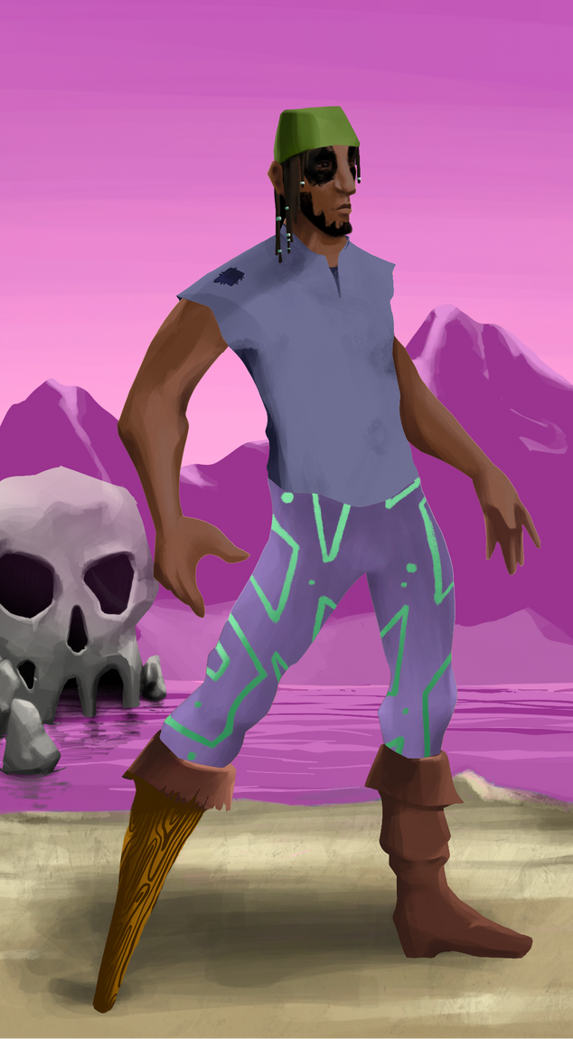 AlgoSeas Pirate #37673 NFT on Algorand