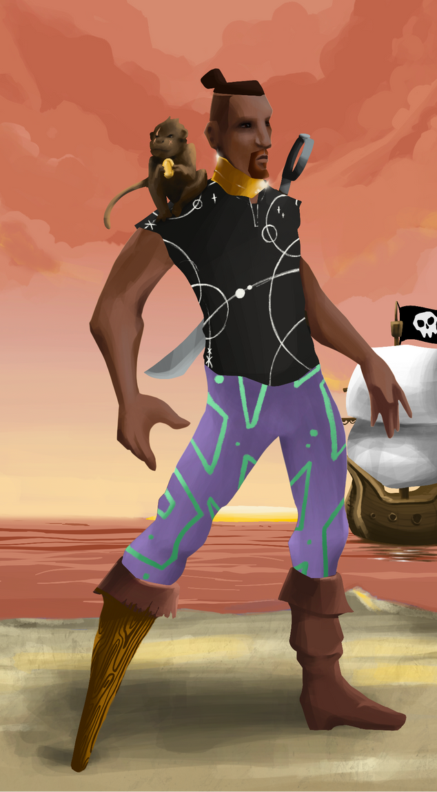 AlgoSeas Pirate #37779 NFT on Algorand