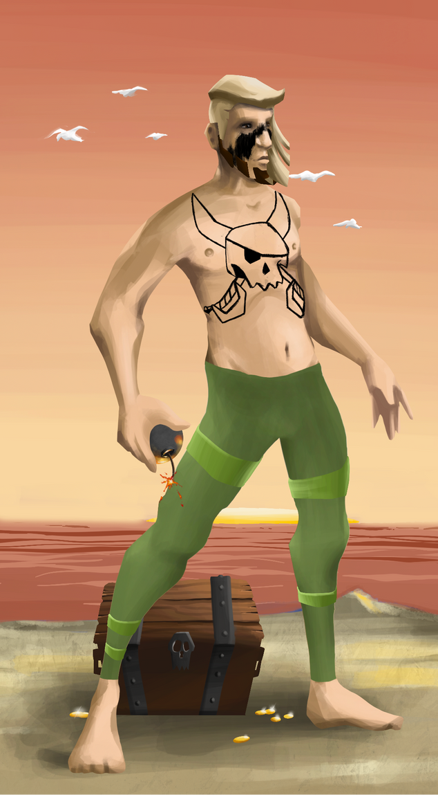 AlgoSeas Pirate #37855 NFT on Algorand