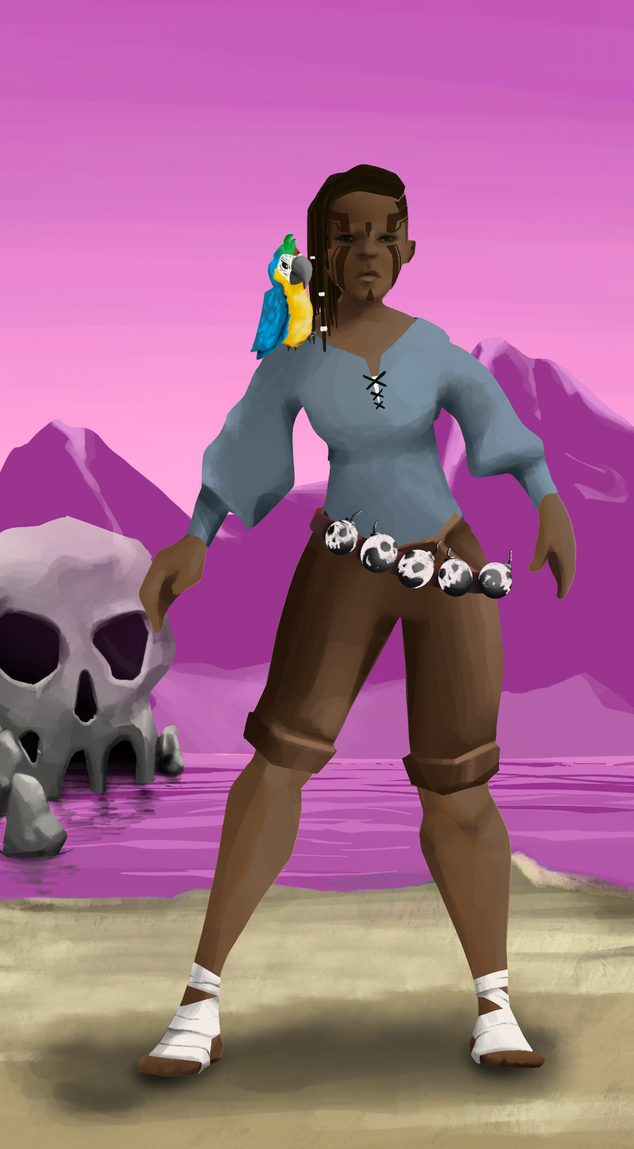 AlgoSeas Pirate #37858 NFT on Algorand