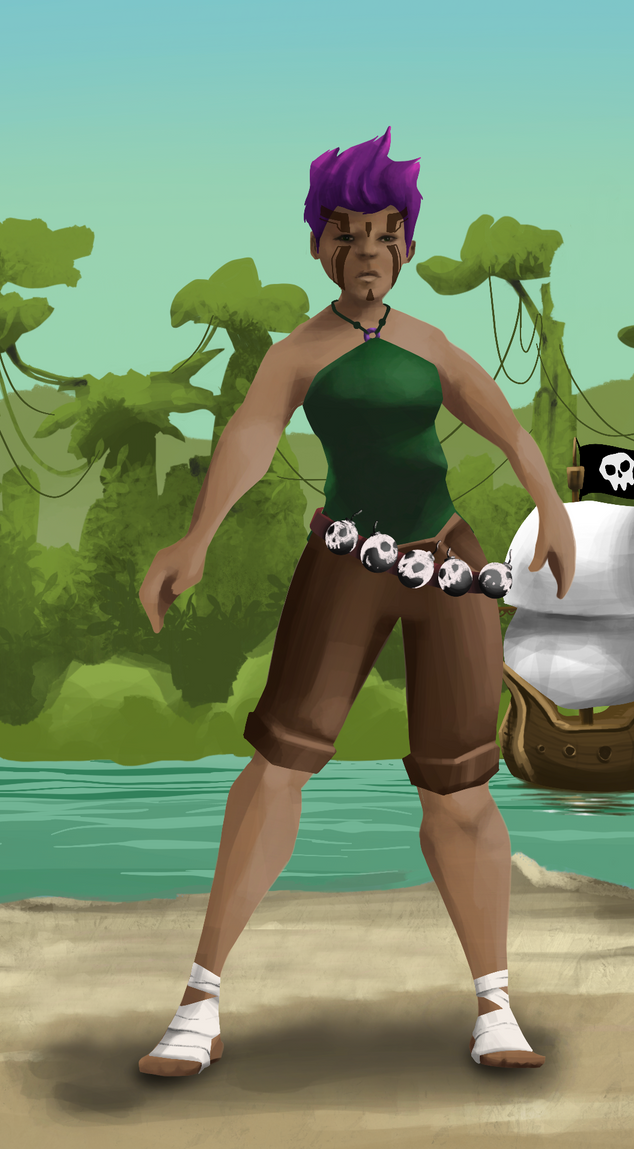 AlgoSeas Pirate #37867 NFT on Algorand