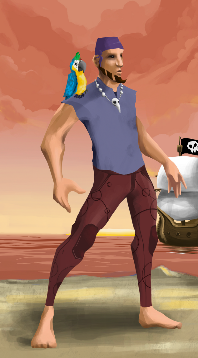 AlgoSeas Pirate #37872 NFT on Algorand