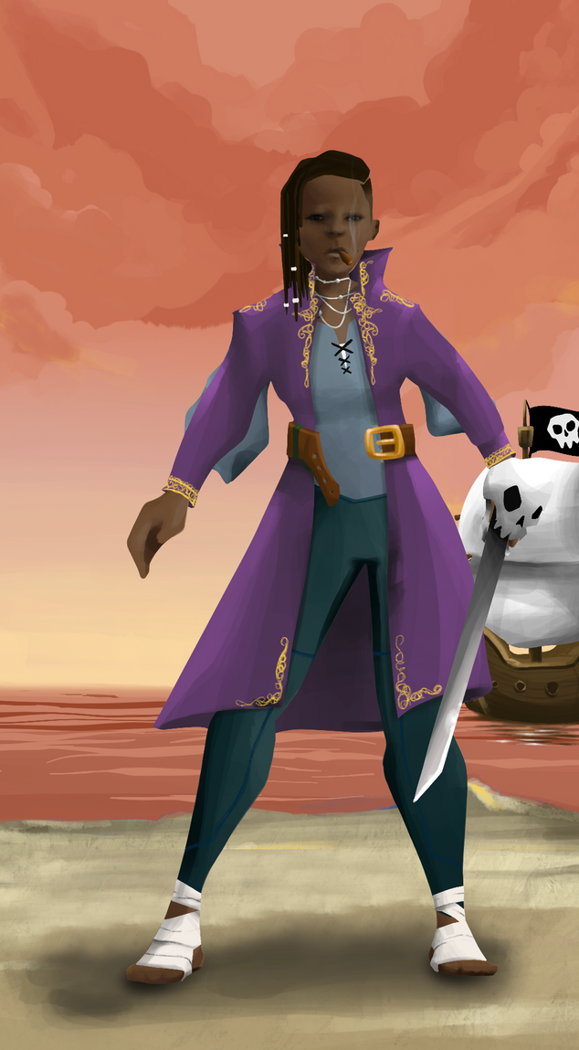 AlgoSeas Pirate #38060 NFT on Algorand