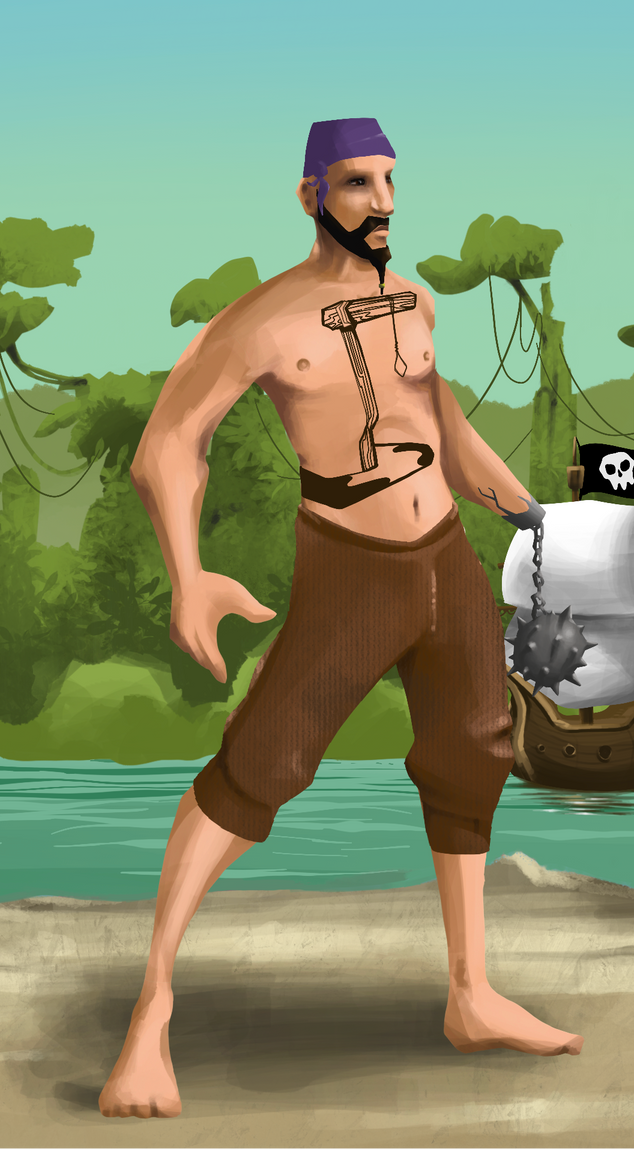AlgoSeas Pirate #38068 NFT on Algorand