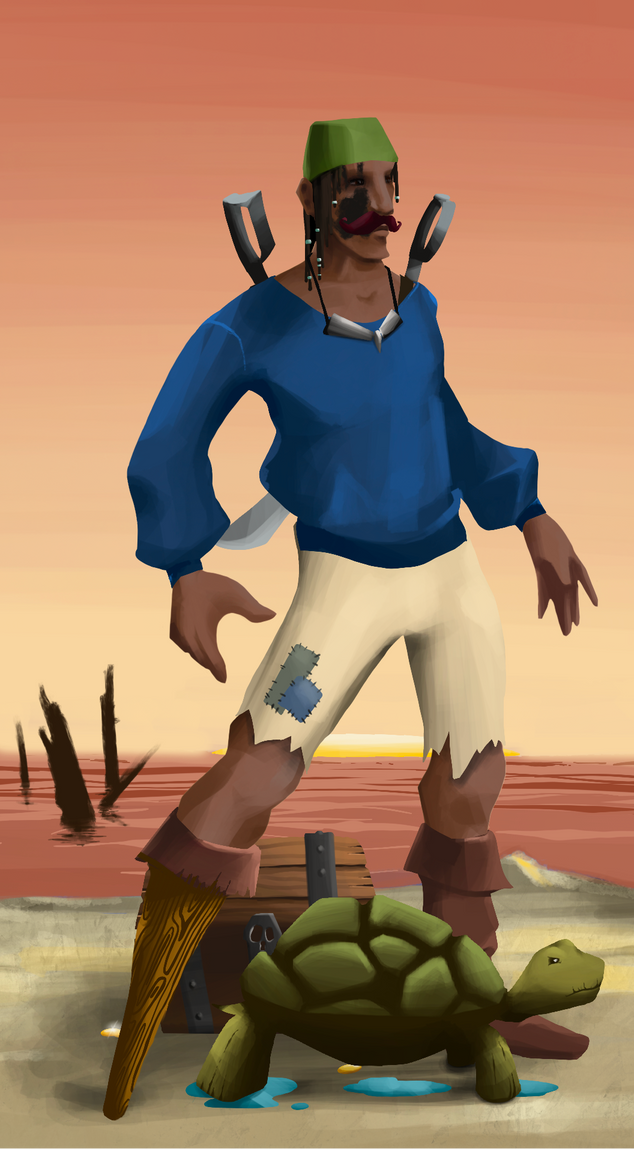 AlgoSeas Pirate #38076 NFT on Algorand