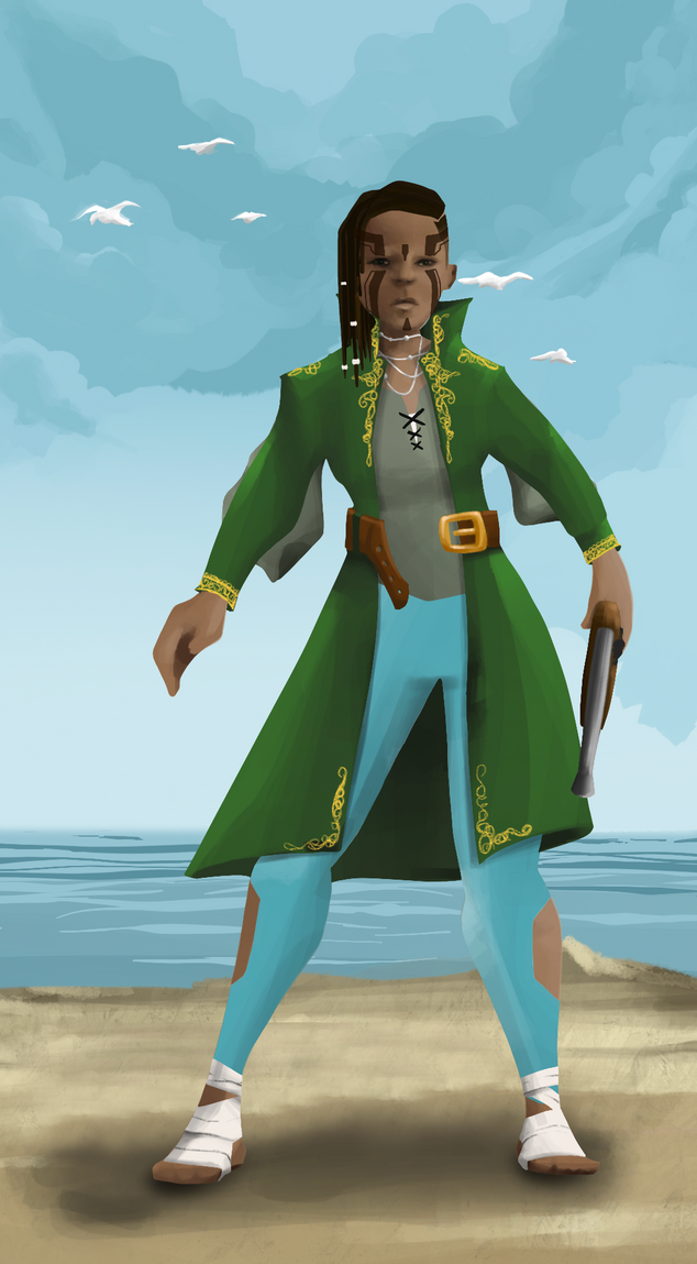 AlgoSeas Pirate #38093 NFT on Algorand