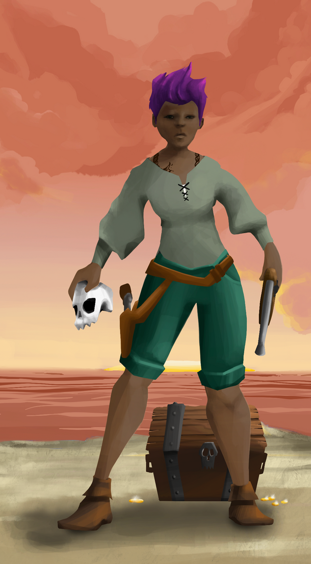 AlgoSeas Pirate #3823 NFT on Algorand