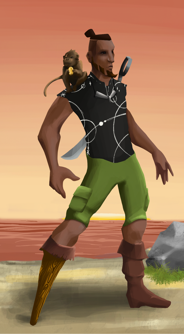 AlgoSeas Pirate #3869 NFT on Algorand