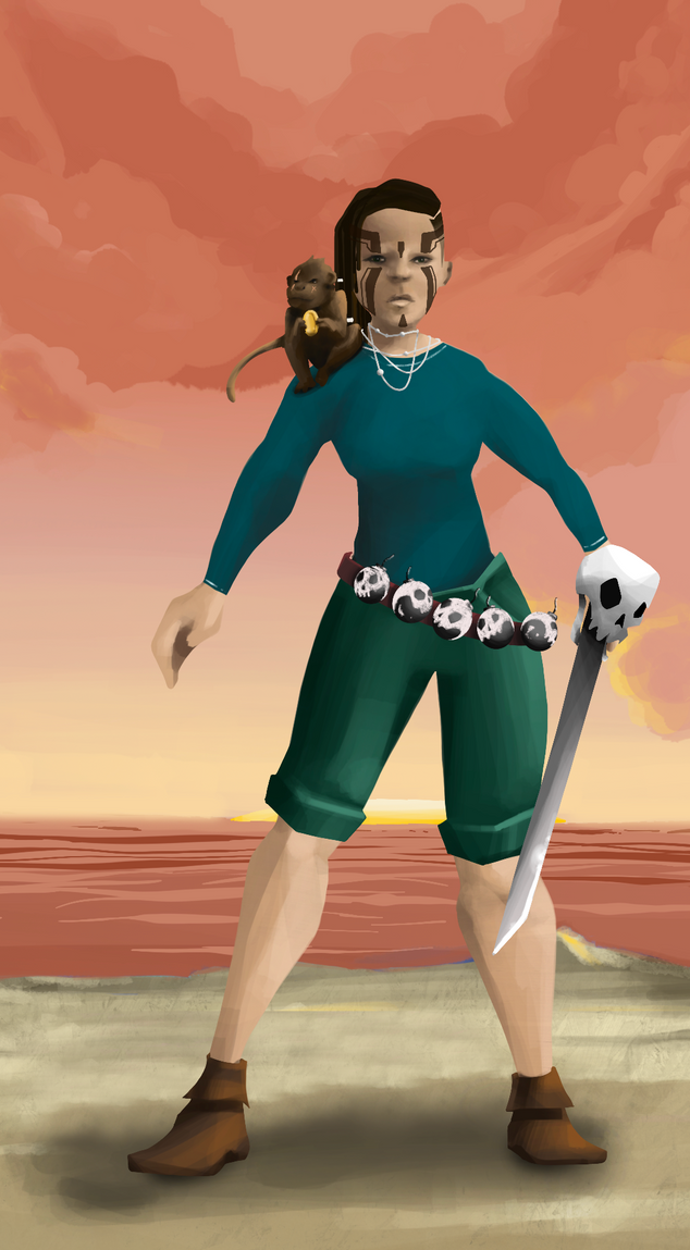 AlgoSeas Pirate #3870 NFT on Algorand