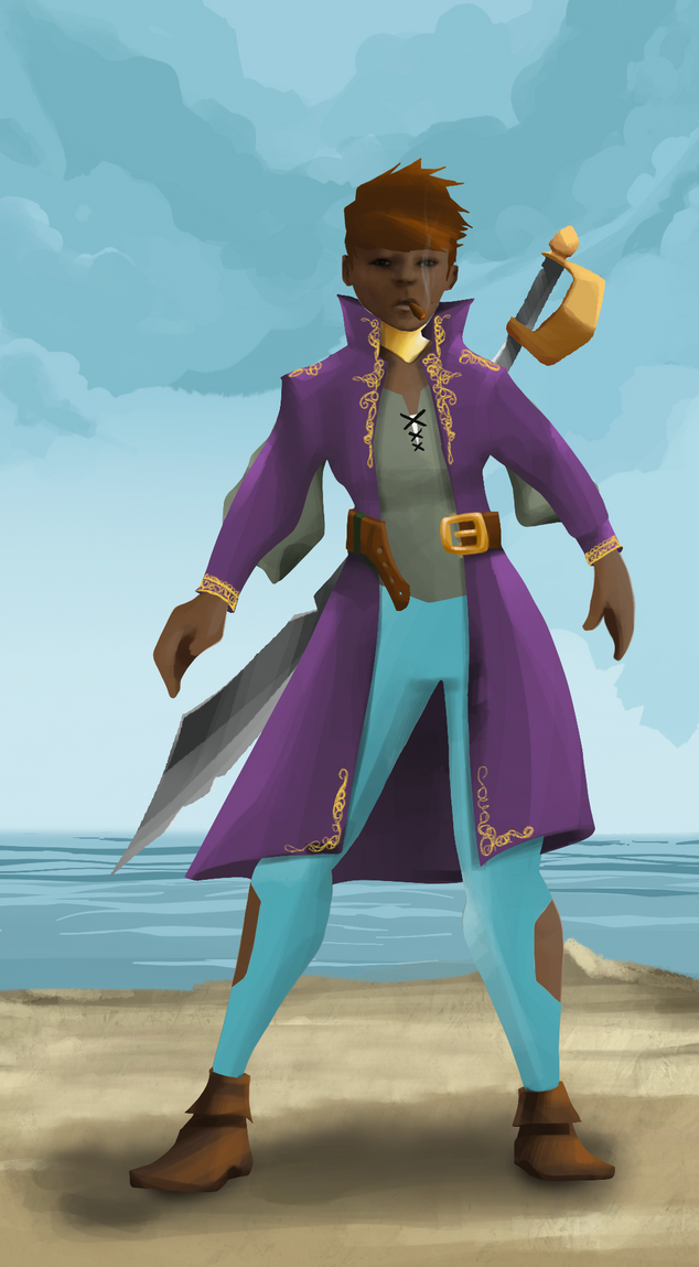 AlgoSeas Pirate #3886 NFT on Algorand