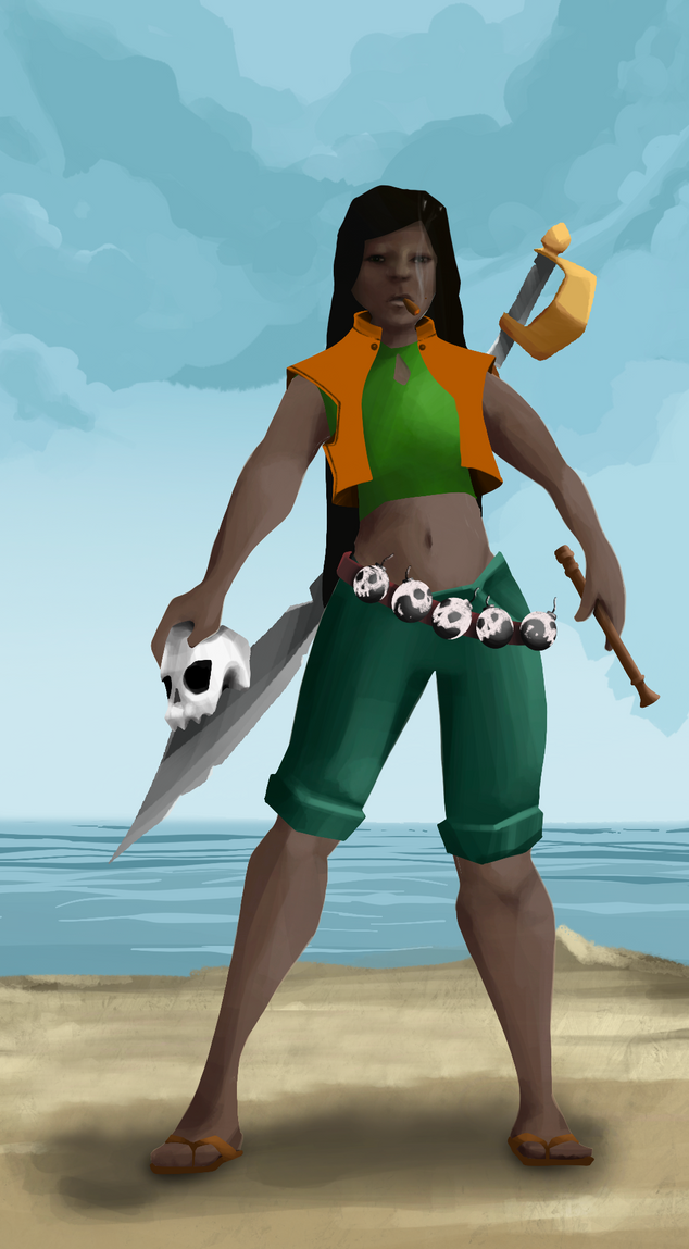 AlgoSeas Pirate #4092 NFT on Algorand