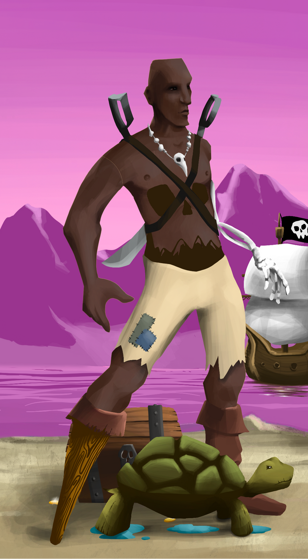 AlgoSeas Pirate #4118 NFT on Algorand