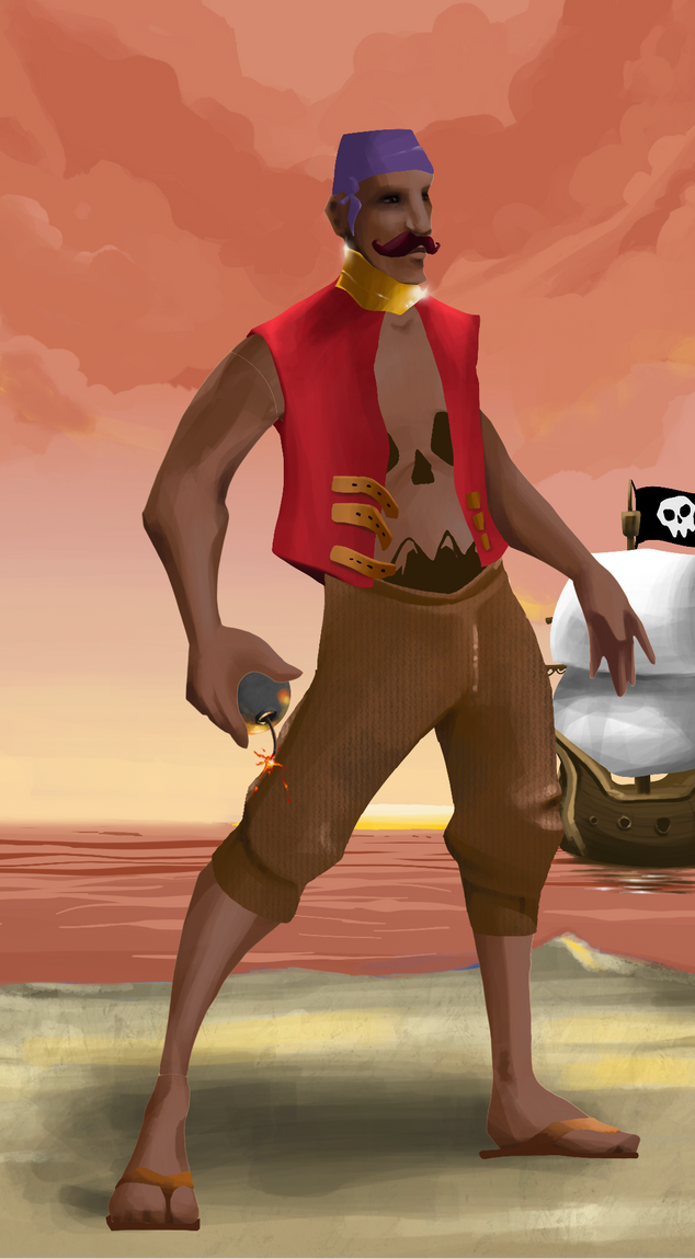 AlgoSeas Pirate #4122 NFT on Algorand