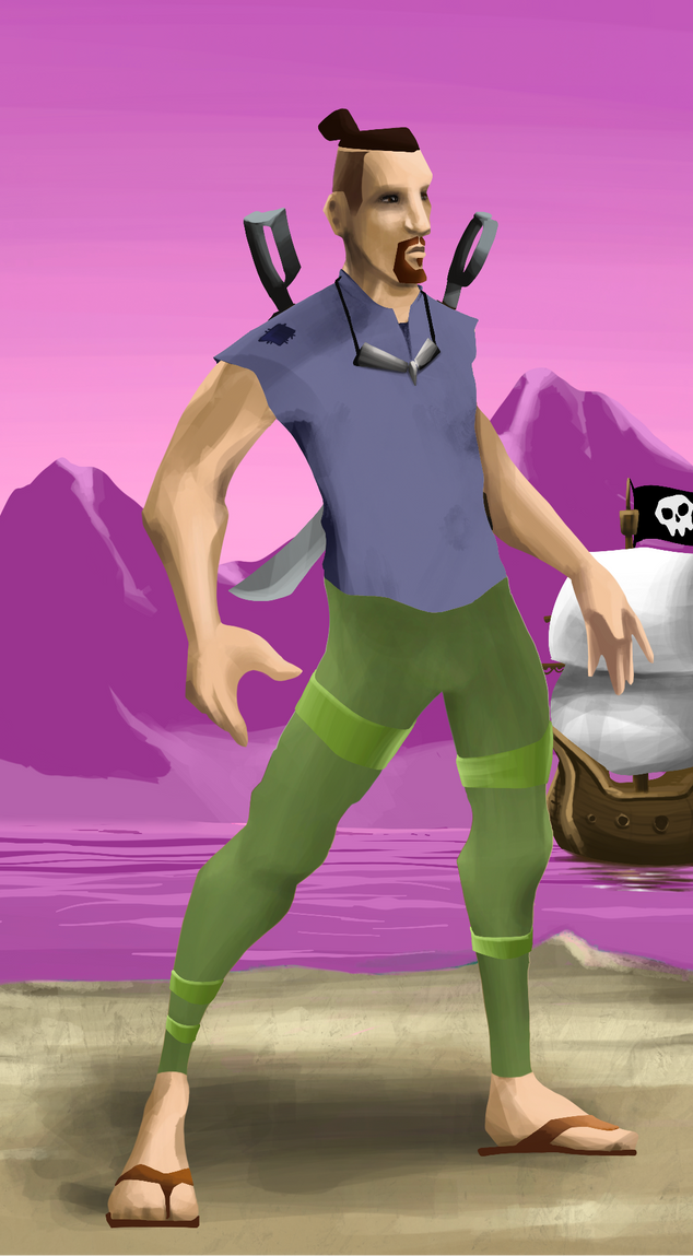 AlgoSeas Pirate #4123 NFT on Algorand