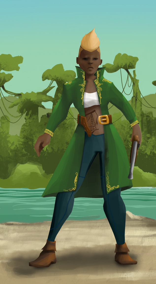 AlgoSeas Pirate #4147 NFT on Algorand