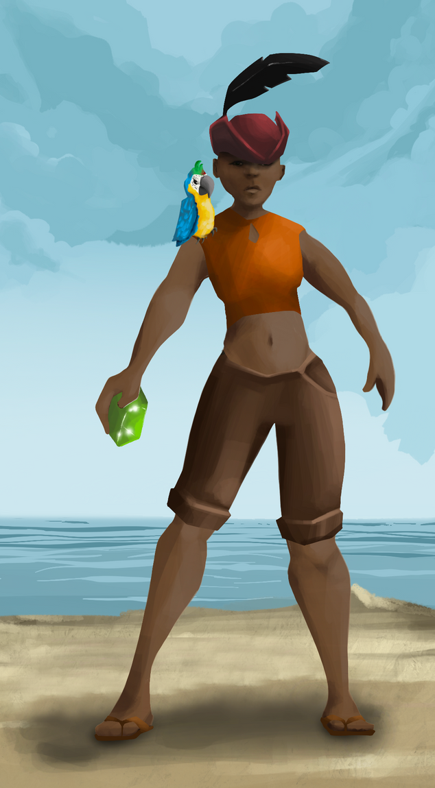 AlgoSeas Pirate #4158 NFT on Algorand