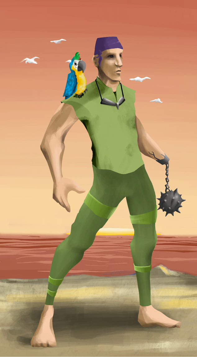 AlgoSeas Pirate #416 NFT on Algorand