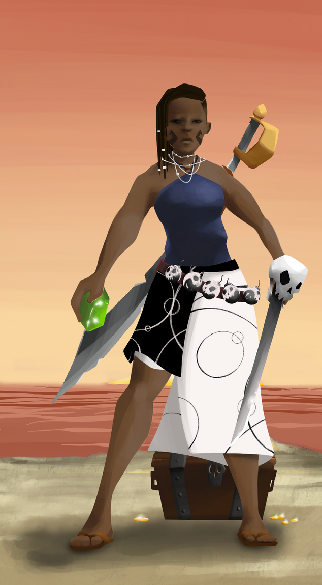 AlgoSeas Pirate #4162 NFT on Algorand