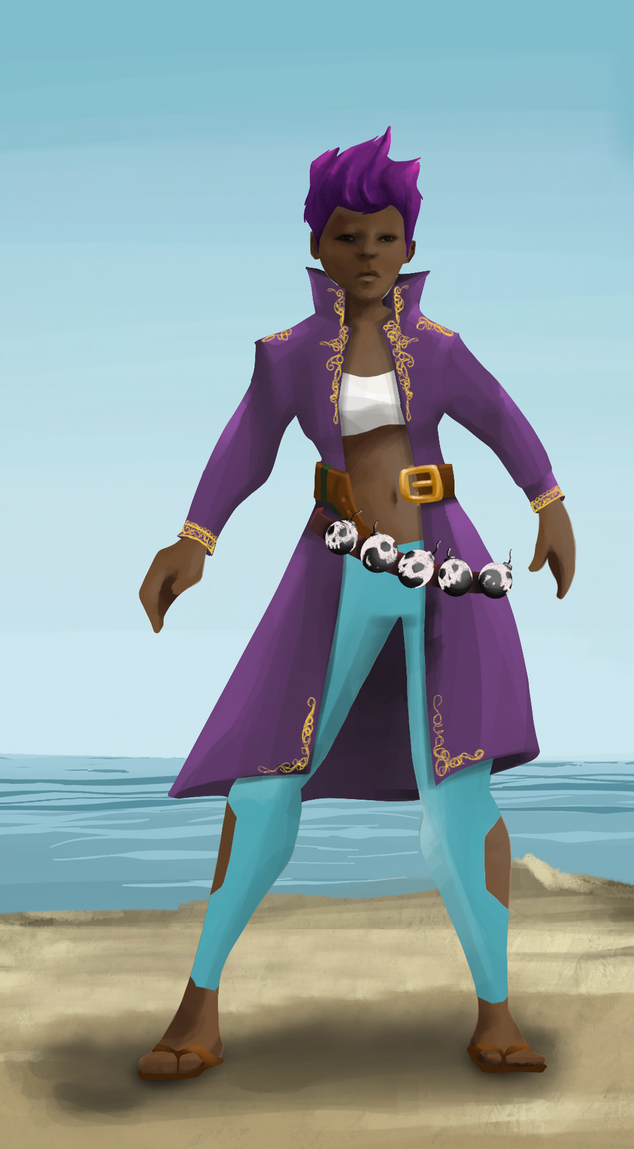 AlgoSeas Pirate #4165 NFT on Algorand