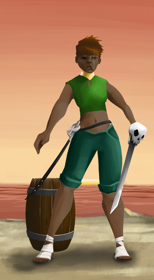 AlgoSeas Pirate #4173 NFT on Algorand