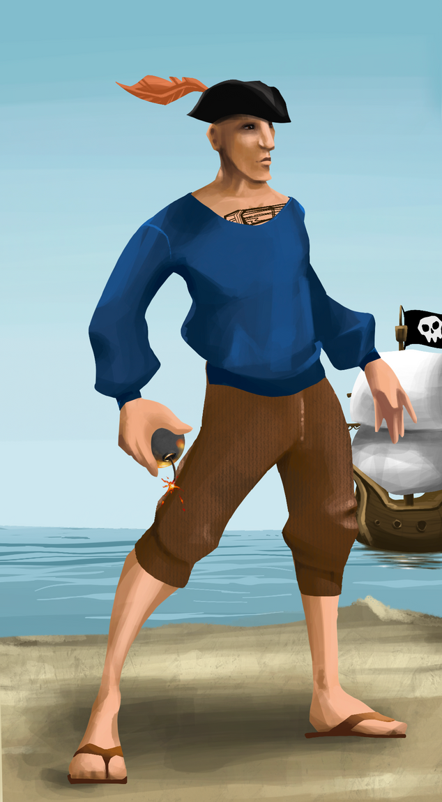 AlgoSeas Pirate #4189 NFT on Algorand