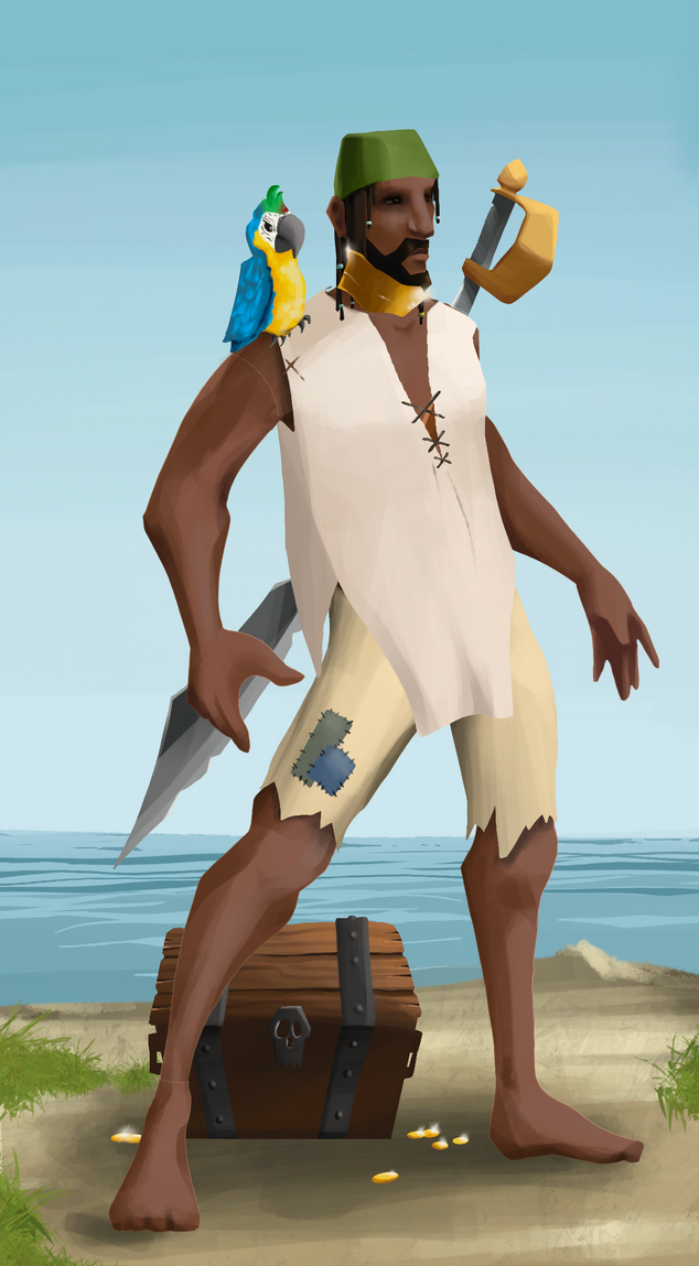 AlgoSeas Pirate #4271 NFT on Algorand