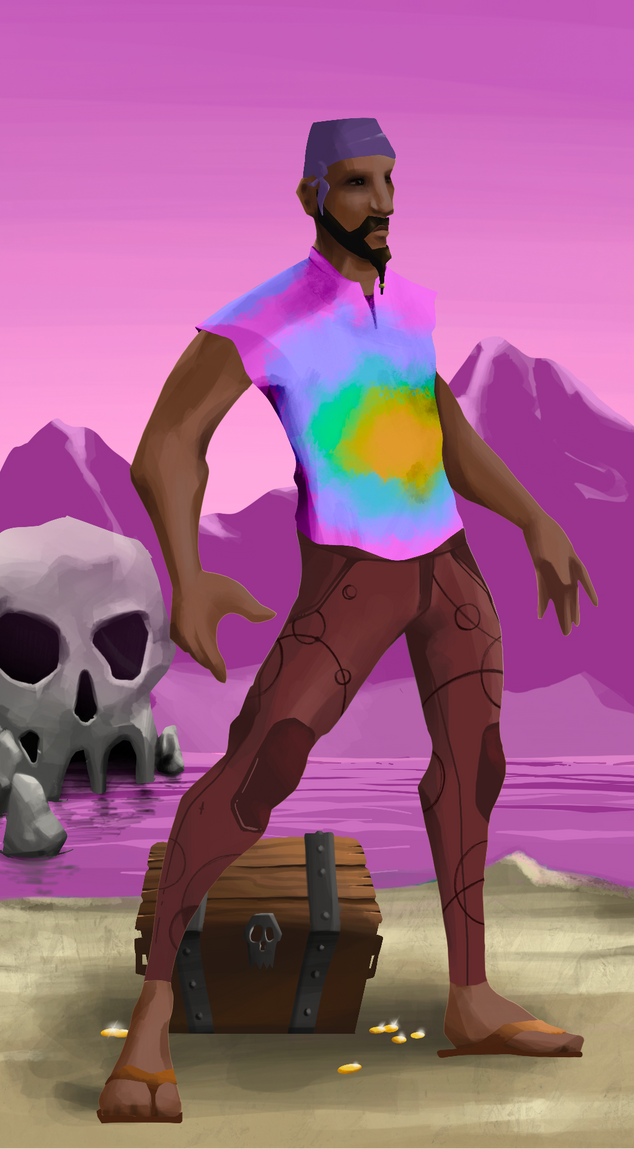 AlgoSeas Pirate #4280 NFT on Algorand