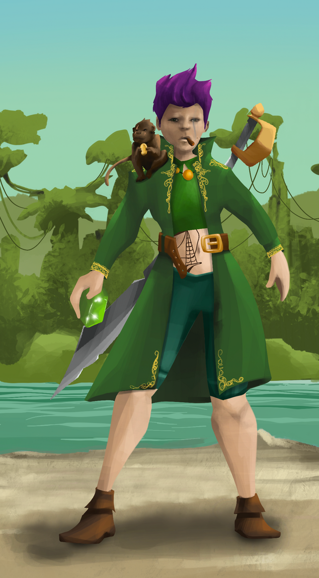 AlgoSeas Pirate #4307 NFT on Algorand