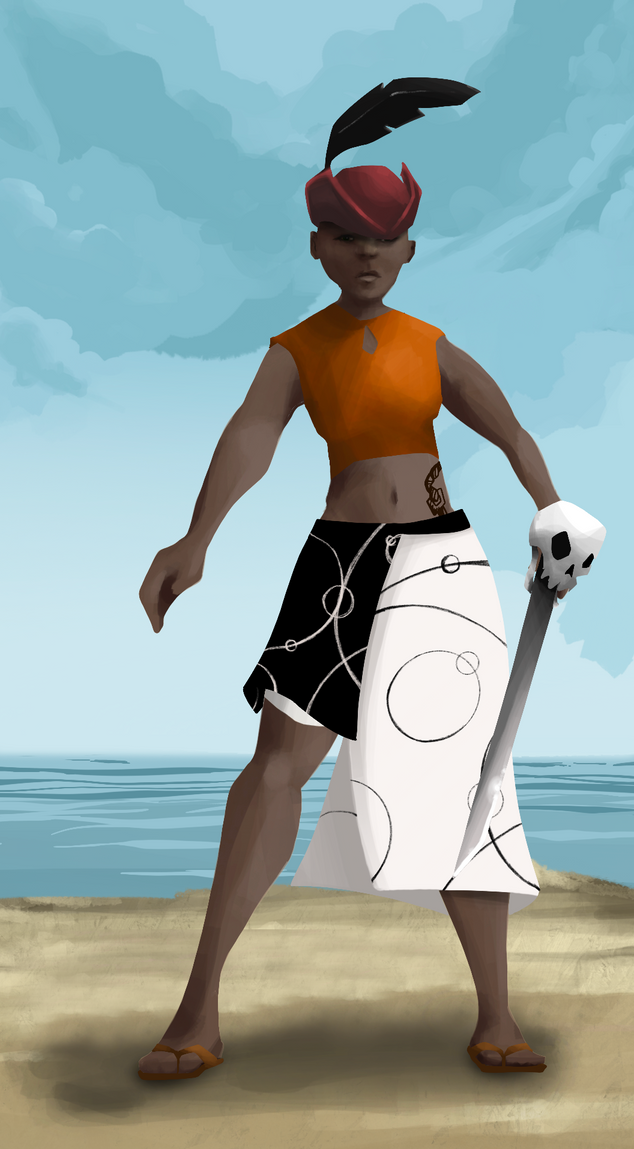 AlgoSeas Pirate #4450 NFT on Algorand