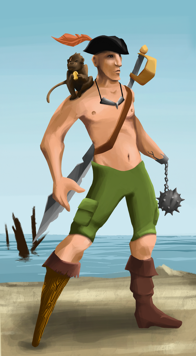 AlgoSeas Pirate #4496 NFT on Algorand