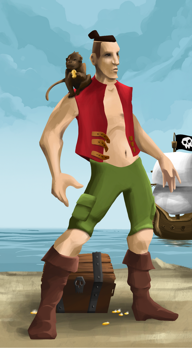 AlgoSeas Pirate #4501 NFT on Algorand